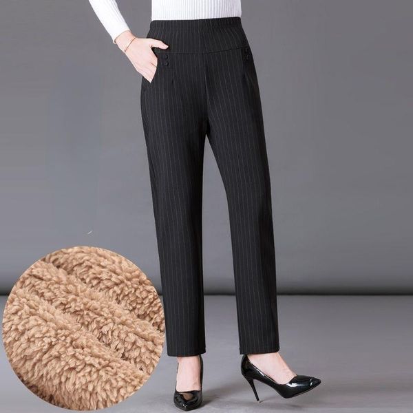 women's pants & capris large size women loose high elastic waist middle-aged clothing xl-5xl autumn straight female trousers y130, Black;white
women's pants & capris large size women loose high elastic waist middle-aged clothing xl-5xl autumn straight female trousers y130, Black;white