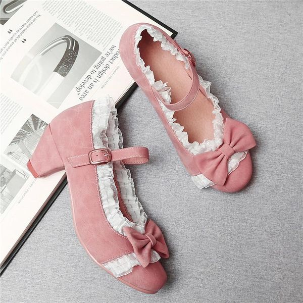 dress shoes sweet lolita mary jane for women 2021 spring cute bow block heels woman school girls kawaii cosplay, Black
dress shoes sweet lolita mary jane for women 2021 spring cute bow block heels woman school girls kawaii cosplay, Black