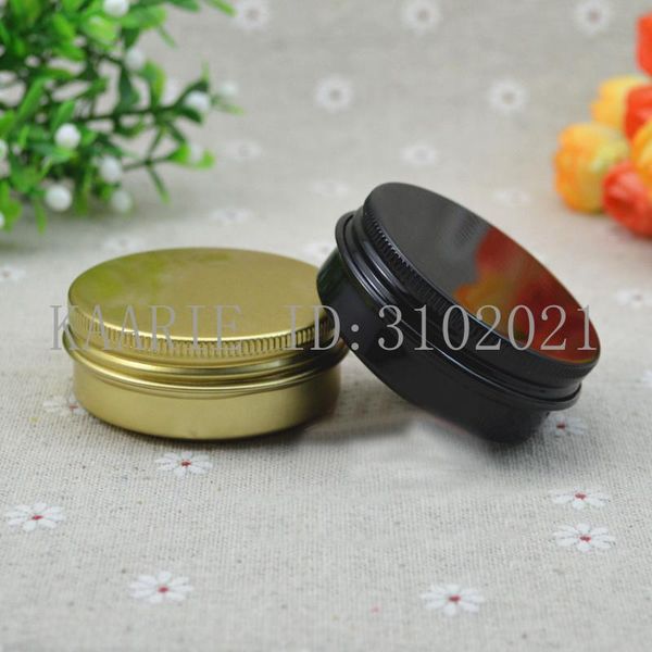 30g 30ml refillable box black/gold empty round aluminum metal tin bottle cosmetic cream diy jar lipstick pot storage bottles & jars
30g 30ml refillable box black/gold empty round aluminum metal tin bottle cosmetic cream diy jar lipstick pot storage bottles & jars