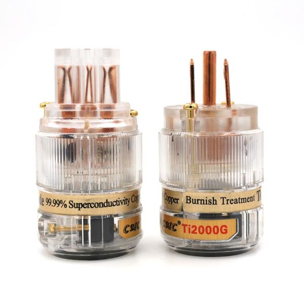 smart power plugs one pair cmc ti2000m pure red copper us version ac plug iec for hifi wire
smart power plugs one pair cmc ti2000m pure red copper us version ac plug iec for hifi wire