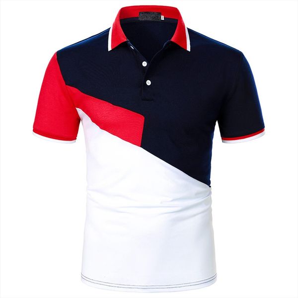shirt short sleeve men polo contrast color clothing summer streetwear casual fashion business shirts, White;black
shirt short sleeve men polo contrast color clothing summer streetwear casual fashion business shirts, White;black