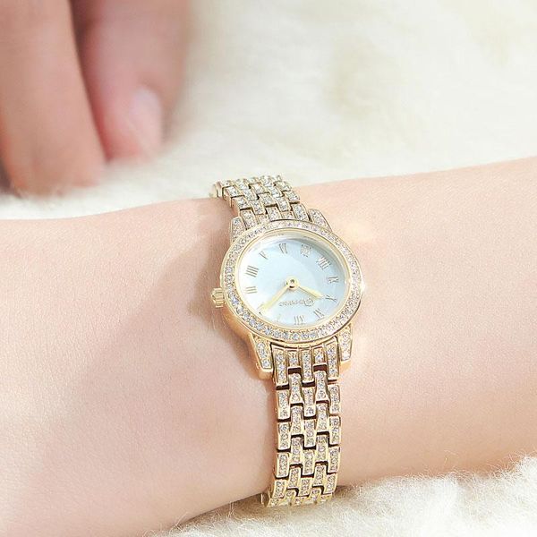 wristwatches 2021 devena mini ladies watches full diamond steel bracelet watch women quartz roman numeral scale clock waterproof, Slivery;brown
wristwatches 2021 devena mini ladies watches full diamond steel bracelet watch women quartz roman numeral scale clock waterproof, Slivery;brown
