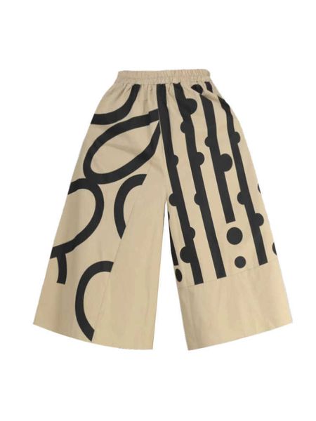 vanvoch summer cotton casual pants women irregular wild print elastic waist ankle length female 210615, Black;white
vanvoch summer cotton casual pants women irregular wild print elastic waist ankle length female 210615, Black;white
