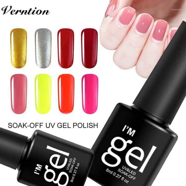 verntion 29 colors gel nail polish pure color glue semi permanent soak off led uv lamp art varnish1, Red;pink
verntion 29 colors gel nail polish pure color glue semi permanent soak off led uv lamp art varnish1, Red;pink