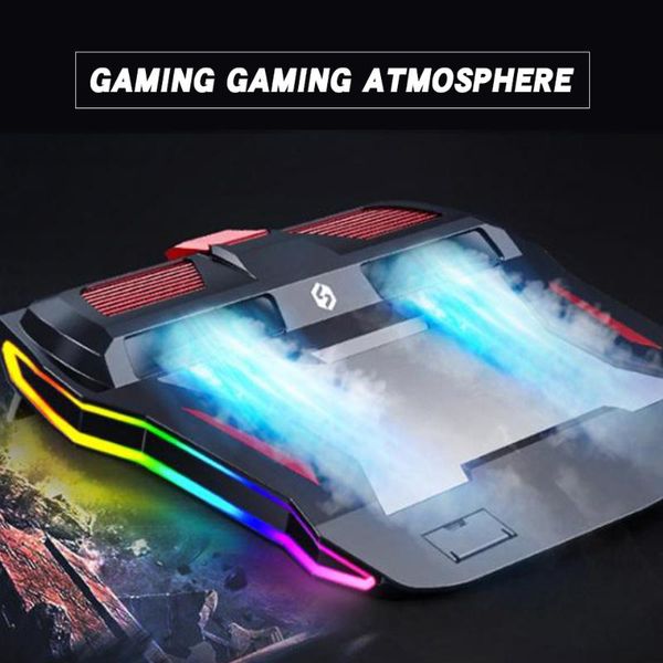 lapcooling pad, dual turbocharger radiator, with excellent mute effect, usb socket design, suitable for lap under 17'' pads
lapcooling pad, dual turbocharger radiator, with excellent mute effect, usb socket design, suitable for lap under 17'' pads