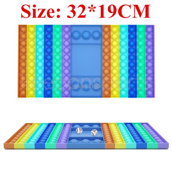 big size fidget toy 32*19cm children push bubble fidget sensory toy squishy stress reliever chess board jouet pour autiste with two dices
big size fidget toy 32*19cm children push bubble fidget sensory toy squishy stress reliever chess board jouet pour autiste with two dices