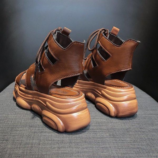 dress shoes 2021 women wedge high heels 8cm platform sandals buckle leather roman summer wedges woman sandal zapatos mujer, Black
dress shoes 2021 women wedge high heels 8cm platform sandals buckle leather roman summer wedges woman sandal zapatos mujer, Black