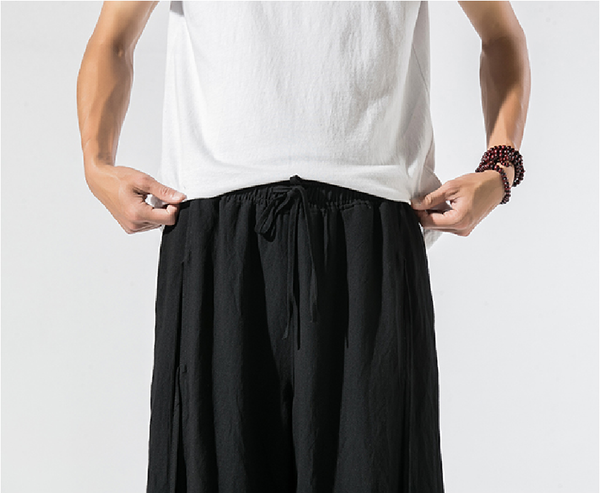 men's pants xs-6xl xl 2021 summer clothing fashion cotton straight capris loose casual two-piece skirt plus size, Black
men's pants xs-6xl xl 2021 summer clothing fashion cotton straight capris loose casual two-piece skirt plus size, Black