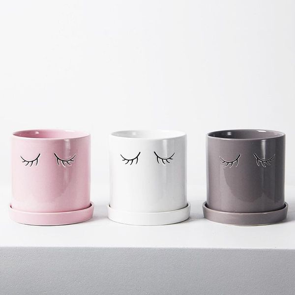planters & pots eyes ceramic flowerpot eyelashes cute indoor succulent planting cactus potted deskdecoration home
planters & pots eyes ceramic flowerpot eyelashes cute indoor succulent planting cactus potted deskdecoration home