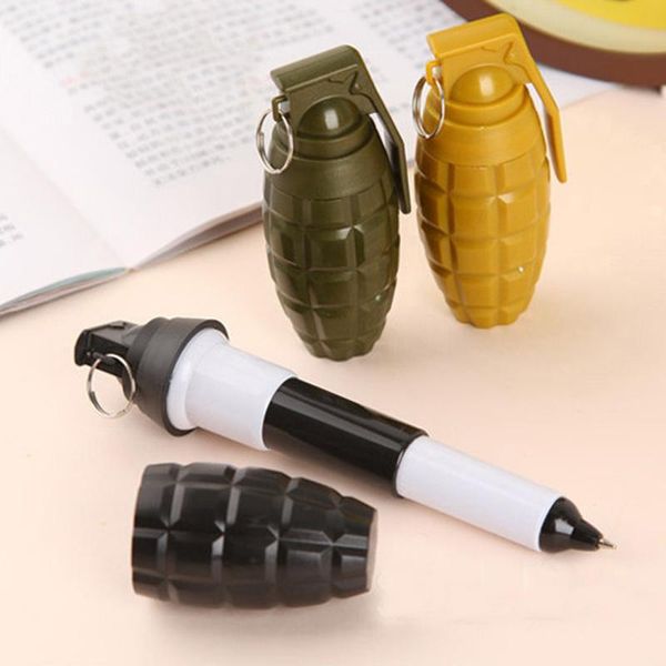 4pc simulation the grenade shells retractable ballpoint pen 0.5mm blue ink novelty gift caneta learning office school supplies pens, Blue;orange
4pc simulation the grenade shells retractable ballpoint pen 0.5mm blue ink novelty gift caneta learning office school supplies pens, Blue;orange