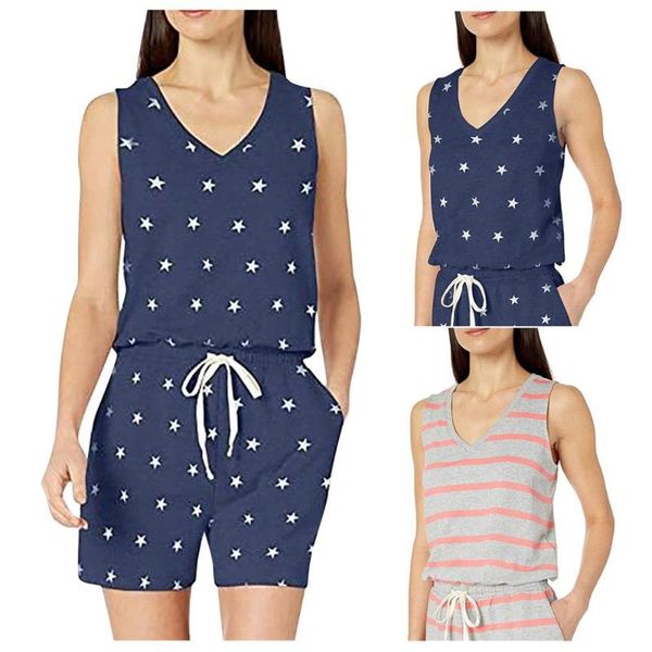 women's jumpsuits & rompers casual sleeveless fleece fashion printing elastic band waist romper, Black;white
women's jumpsuits & rompers casual sleeveless fleece fashion printing elastic band waist romper, Black;white