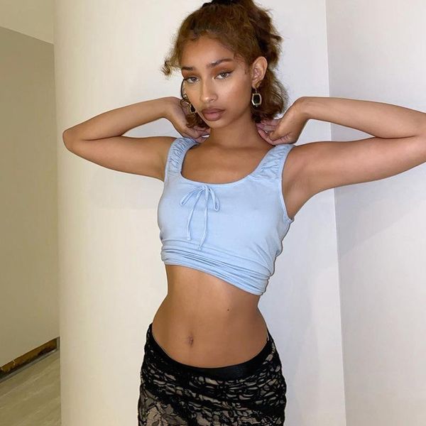 women's tanks & camis home clothes summer fashion 2021 sleeveless o neck draped blue bodycon high street women crop, White
women's tanks & camis home clothes summer fashion 2021 sleeveless o neck draped blue bodycon high street women crop, White