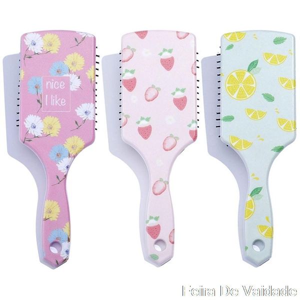 hair brushes durable fruits print anti-static wet rubber airbag massage comb women hairbrush, Silver
hair brushes durable fruits print anti-static wet rubber airbag massage comb women hairbrush, Silver