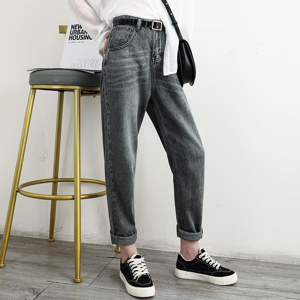 women's jeans cgc 2021 streetwear vintage high waist woman quality loose cotton denim pants female casual straight trousers, Blue
women's jeans cgc 2021 streetwear vintage high waist woman quality loose cotton denim pants female casual straight trousers, Blue