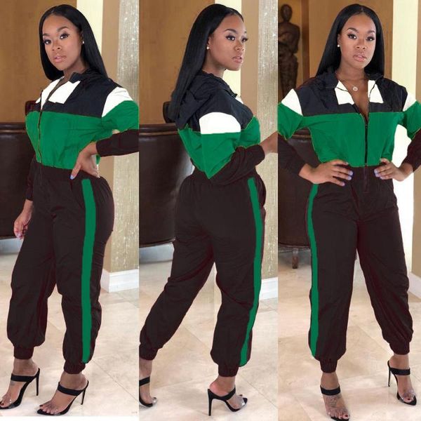 women's jumpsuits & rompers casual sporty romper women jumpsuit trench overalls lady full length patchwork bodysuit femme, Black;white
women's jumpsuits & rompers casual sporty romper women jumpsuit trench overalls lady full length patchwork bodysuit femme, Black;white