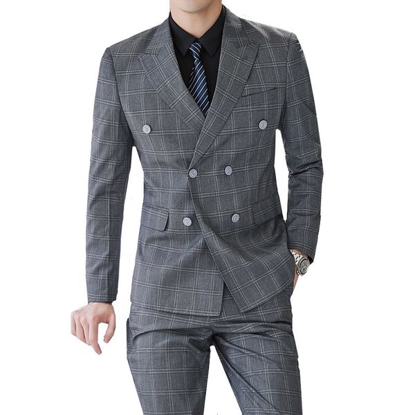 men's suits & blazers 3-bun double breasted suit 2021 most recent gray deaigns stripes groom's men tuxedo tuxedos prom dinner, White;black
men's suits & blazers 3-bun double breasted suit 2021 most recent gray deaigns stripes groom's men tuxedo tuxedos prom dinner, White;black