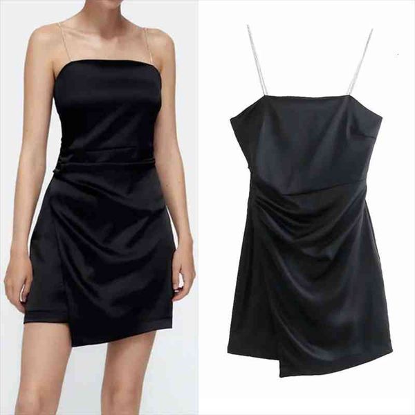 za black satin dress woman strappy party dresses rhinestone slip mini summer dress women backless short dresses, Black;gray
za black satin dress woman strappy party dresses rhinestone slip mini summer dress women backless short dresses, Black;gray