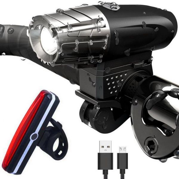 bike lights rechargeable bicycle led front headlight rear tail light travel, outdoor, etc 3-7 hours lamp 3-4
bike lights rechargeable bicycle led front headlight rear tail light travel, outdoor, etc 3-7 hours lamp 3-4