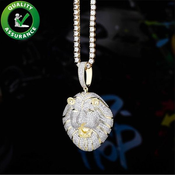 Hip hop jewelry mens iced out pendant luxury designer necklace bling diamond tennis chain pendants statement lion charm rapper fashion gold, Silver
Hip hop jewelry mens iced out pendant luxury designer necklace bling diamond tennis chain pendants statement lion charm rapper fashion gold, Silver