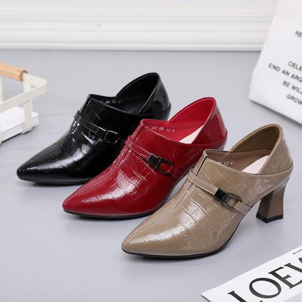 dress shoes pointed toe deep mouth women genuine leather pumps 2021 autumn high heels ladies wedding office, Black
dress shoes pointed toe deep mouth women genuine leather pumps 2021 autumn high heels ladies wedding office, Black