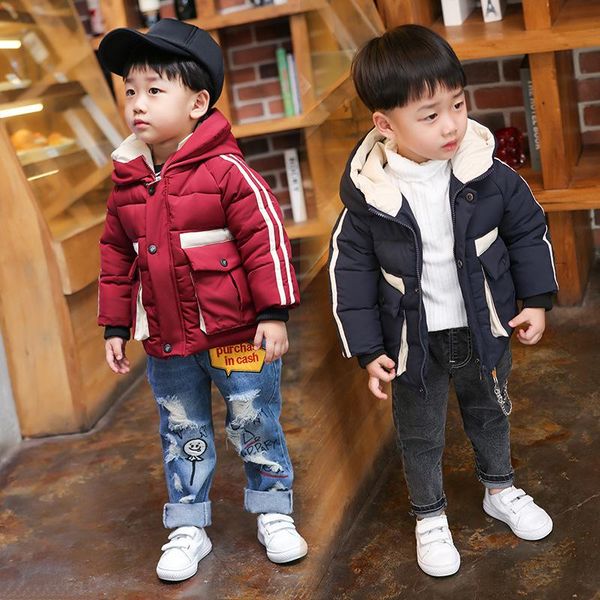 coat children's garment pattern thickening children baby cotton-padded boys, Blue;gray
coat children's garment pattern thickening children baby cotton-padded boys, Blue;gray