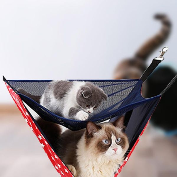 cat beds & furniture summer breathable mesh cloth swing kitten sleeping hanging bed double layer hammock supplies
cat beds & furniture summer breathable mesh cloth swing kitten sleeping hanging bed double layer hammock supplies