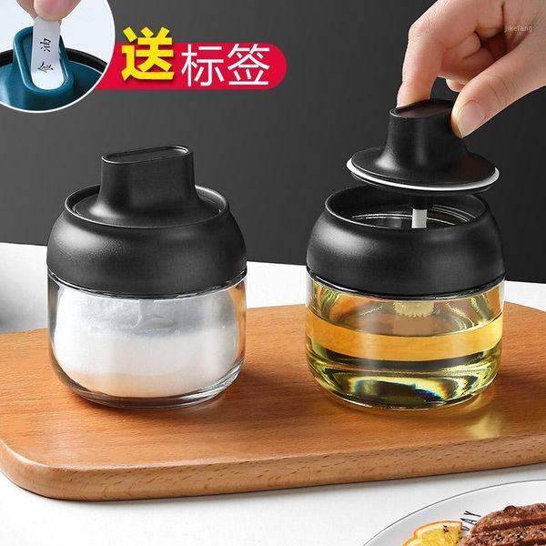 storage bottles & jars kitchen organizer seasoning bottle transparent glass brush oiler container sealed salt jar with spoon
storage bottles & jars kitchen organizer seasoning bottle transparent glass brush oiler container sealed salt jar with spoon