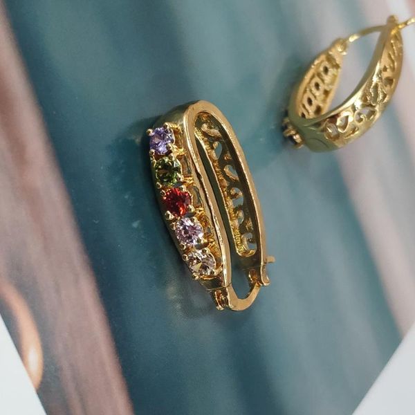hoop & huggie trend women's aesthetic earrings moda hanging earring colorful zirconia gold copper vintage jewelry for wedding party gif, Golden;silver
hoop & huggie trend women's aesthetic earrings moda hanging earring colorful zirconia gold copper vintage jewelry for wedding party gif, Golden;silver