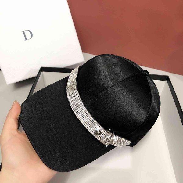 new style net red baseball cap women's diamond mercerized satin designer personalized street cap with diamond outdoor fashion, Blue;gray
new style net red baseball cap women's diamond mercerized satin designer personalized street cap with diamond outdoor fashion, Blue;gray