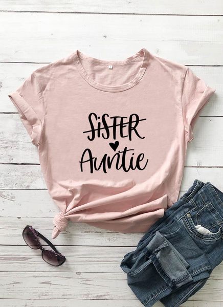 women's t-shirt sister to aunt graphic printed arrival summer funny casual 100%cotton shirt gift, White
women's t-shirt sister to aunt graphic printed arrival summer funny casual 100%cotton shirt gift, White