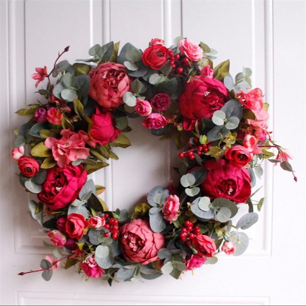 decorative flowers & wreaths silk wearth rose artificial door perfect quality garland for wedding decoration home party decor
decorative flowers & wreaths silk wearth rose artificial door perfect quality garland for wedding decoration home party decor