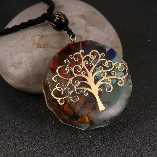pendant necklaces 2021 design chakra tree of life necklace for men women colorful natural beads round energy orgone jewelry, Silver
pendant necklaces 2021 design chakra tree of life necklace for men women colorful natural beads round energy orgone jewelry, Silver