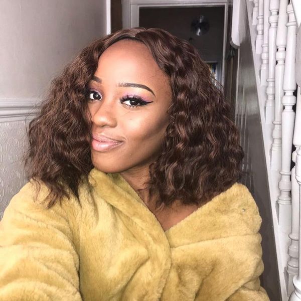 curly brown color lace front human hair wig for women peruvian honey blond bob preplucked t part remy 180% bleached knot wigs1, Black;brown
curly brown color lace front human hair wig for women peruvian honey blond bob preplucked t part remy 180% bleached knot wigs1, Black;brown
