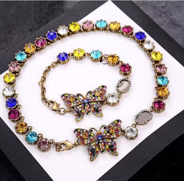 luxury jewelry designer jewelry women necklace flower butterfly pendant necklaces with color diamonds brass gold bracelets chains fashion, Silver
luxury jewelry designer jewelry women necklace flower butterfly pendant necklaces with color diamonds brass gold bracelets chains fashion, Silver