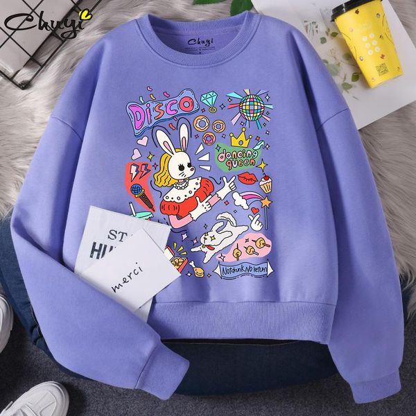 women's hoodies & sweatshirts long-sleeved crew-neck printed pullover sport shirt, Black
women's hoodies & sweatshirts long-sleeved crew-neck printed pullover sport shirt, Black