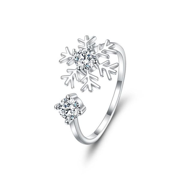 sterling silver ring snowflake women enagagement opal femme wedding party jewelry kpop fashion christmas gift tuliper cluster rings, Golden;silver
sterling silver ring snowflake women enagagement opal femme wedding party jewelry kpop fashion christmas gift tuliper cluster rings, Golden;silver
