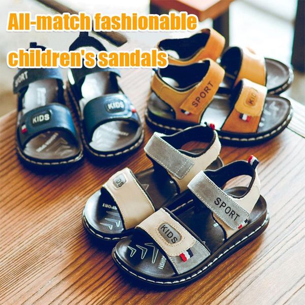 sandals summer non-slip boy children shoes rubber open toe breathable casual boys fashion, Black;red
sandals summer non-slip boy children shoes rubber open toe breathable casual boys fashion, Black;red