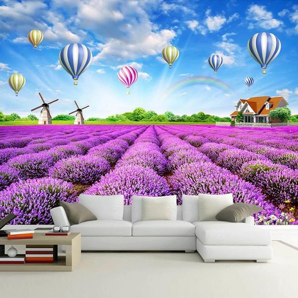 wallpapers custom 3d po wallpaper for bedroom lavender rainbow air balloon blue sky white clouds pastoral mural living room decor
wallpapers custom 3d po wallpaper for bedroom lavender rainbow air balloon blue sky white clouds pastoral mural living room decor