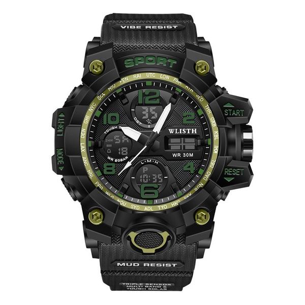 wristwatches men sports watches dual display digital led electronic quartz wlisth brand waterproof swimming military watch, Slivery;brown
wristwatches men sports watches dual display digital led electronic quartz wlisth brand waterproof swimming military watch, Slivery;brown
