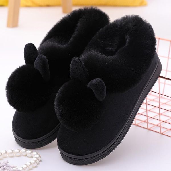 casual shoes boots fashion winter cotton slippers ear home indoor warm womens cute plus plush sandals, Black
casual shoes boots fashion winter cotton slippers ear home indoor warm womens cute plus plush sandals, Black