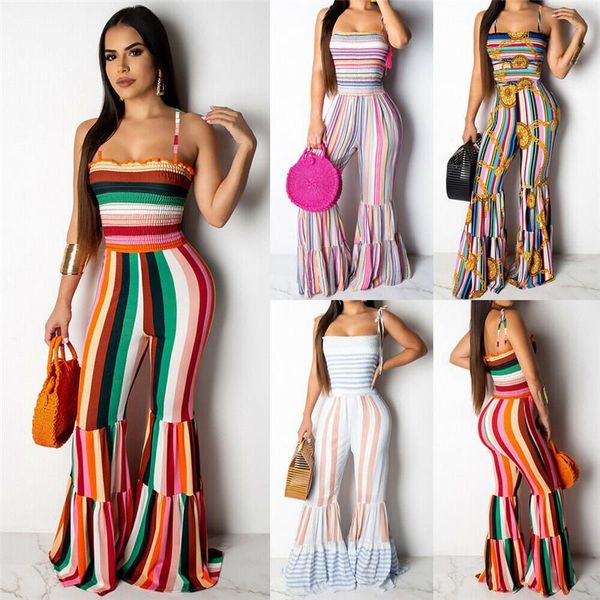 women's jumpsuits & rompers women sleeveless strap wide legs jumpsuit summer color fashion, Black;white
women's jumpsuits & rompers women sleeveless strap wide legs jumpsuit summer color fashion, Black;white