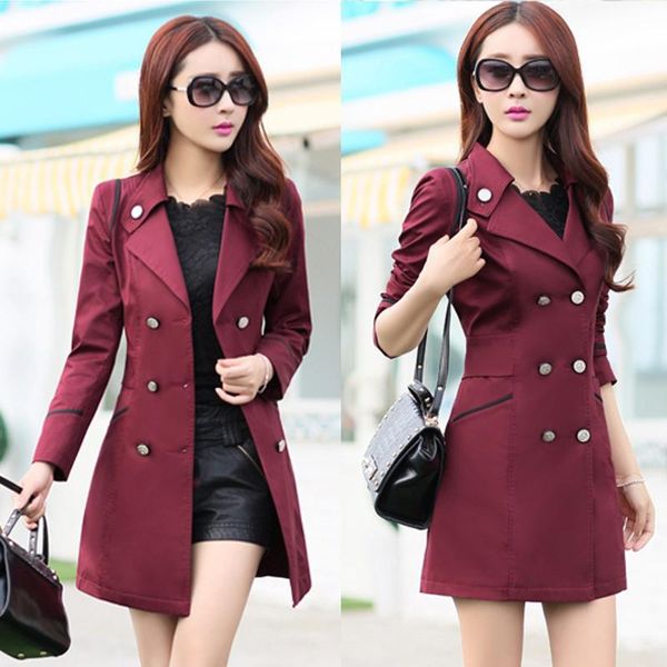 women's trench coats 2021 spring and autumn windbreaker jacket ladies fashion slim slimming temperament large size long coat jq443, Tan;black
women's trench coats 2021 spring and autumn windbreaker jacket ladies fashion slim slimming temperament large size long coat jq443, Tan;black