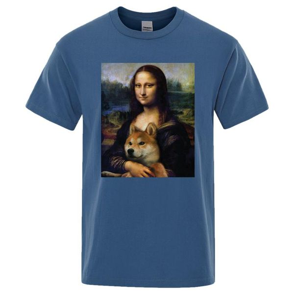 men's t-shirts mona lisa shiba inu doge loose men t shirt 2021 summer t-shirt fitness casual short sleeve tee brand cool, White;black
men's t-shirts mona lisa shiba inu doge loose men t shirt 2021 summer t-shirt fitness casual short sleeve tee brand cool, White;black