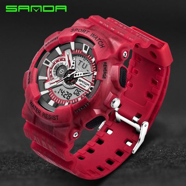 mens watches sanda digital-watch g style military sport men led quartz digital watch reloj hombre wristwatches, Slivery;brown
mens watches sanda digital-watch g style military sport men led quartz digital watch reloj hombre wristwatches, Slivery;brown