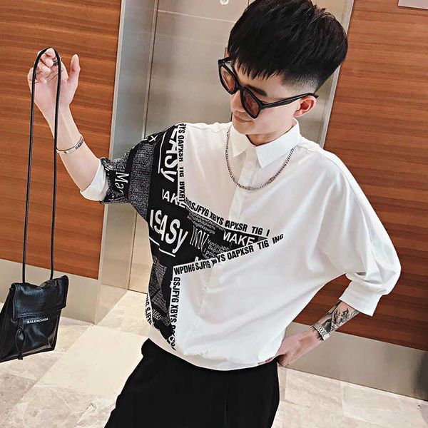 star letter printed shirts men summer short sleeve loose casual pullover streetwear hip hop harajuku social shirt nightclub 210527, White;black
star letter printed shirts men summer short sleeve loose casual pullover streetwear hip hop harajuku social shirt nightclub 210527, White;black