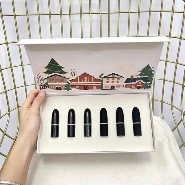 dhl fast ship christmas lipsticks 6pcs set dubonnet rubywoo chili 6colors lips makeup nude color lipstick gift box collection matte lip glos
dhl fast ship christmas lipsticks 6pcs set dubonnet rubywoo chili 6colors lips makeup nude color lipstick gift box collection matte lip glos
