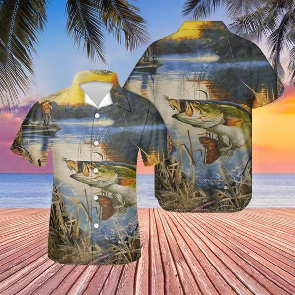 men's casual shirts plus size loose vintage shirt camouflage fishing design cuban man for summer beach short sleeve button, White;black
men's casual shirts plus size loose vintage shirt camouflage fishing design cuban man for summer beach short sleeve button, White;black