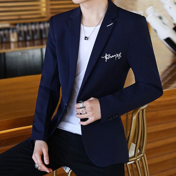 men's suits & blazers men blazer 2021 arrival spring and autumn male leisure suit young slim outerwear student single button korean sty, White;black
men's suits & blazers men blazer 2021 arrival spring and autumn male leisure suit young slim outerwear student single button korean sty, White;black