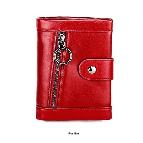 fashion genuine leather wallet for women men wallets 2021 red id card holder black coin purse three zippers trifold, Red;black
fashion genuine leather wallet for women men wallets 2021 red id card holder black coin purse three zippers trifold, Red;black