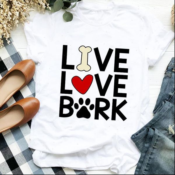 letter dog love paw women t shirt summer autumn 90s style print tee womens for female clothes graphic, White
letter dog love paw women t shirt summer autumn 90s style print tee womens for female clothes graphic, White